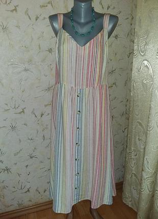 Літній сарафан (льон/віскоза)