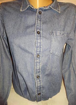 Женская джинсовая рубашка, 42-445 фото