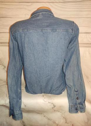 Женская джинсовая рубашка, 42-444 фото