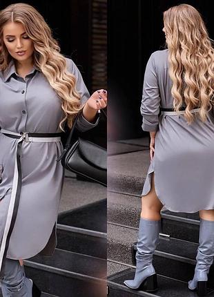 Платье-рубашка сукня-сорочка 42-56 р-р