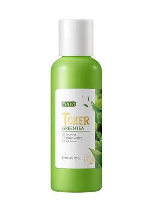 Тонер для лица с экстрактом зеленого чая fenyi green tea toner