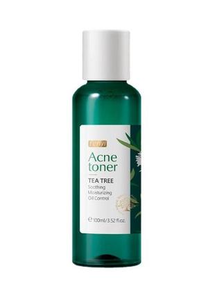 Заспокійливий тонер від акне з олією чайного дерева fenyi acne toner