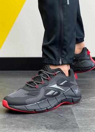 Мужские кроссовки reebok zig kinetica ii concept 1 black red
 🔥