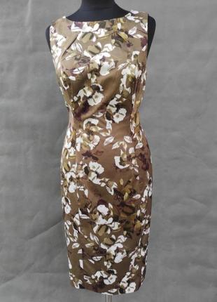 Бавовняна сукня-футляр міді розмір uk 12-141 фото