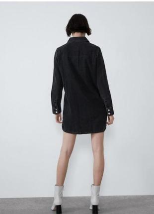 Джинсовое платье zara 2