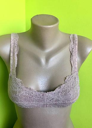 М'який безкаркасний мереживний ліф бюстгальтер від leaf lingerie/україна
