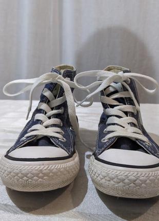 Кеды джинс коттон converse стелька 17см2 фото