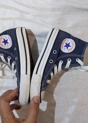 Кеды джинс коттон converse стелька 17см3 фото