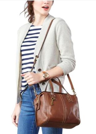 Сумка fossil emma satchel