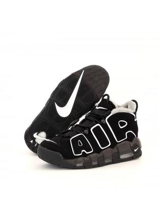 ❄️ чоловічі зимові кросівки ❄️ nike air more uptempo хутро