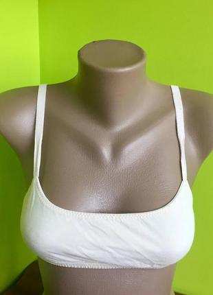 М'який безкаркасний бавовняний ліф бюстгальтер від leaf lingerie/україна