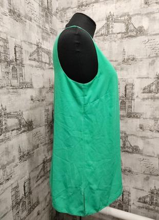 Зелена ізумрудна майка блуза2 фото