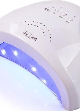 Led+uv лампа sun one 48w white