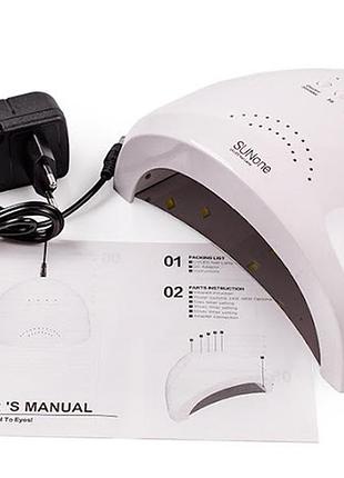 Led+uv лампа sun one 48w white