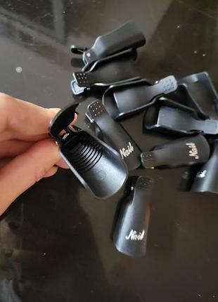 Кліпси для зняття гель лаку набір4 фото