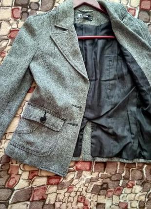 Серый пиджак жакет3 фото