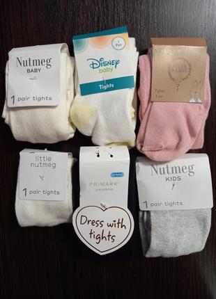 Колготки primark,  nutmeg, disney1 фото