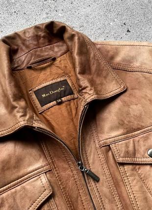 Mac douglas vintage men’s leather jacket шкіряна куртка4 фото