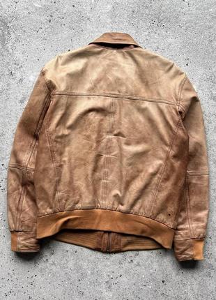 Mac douglas vintage men’s leather jacket шкіряна куртка3 фото