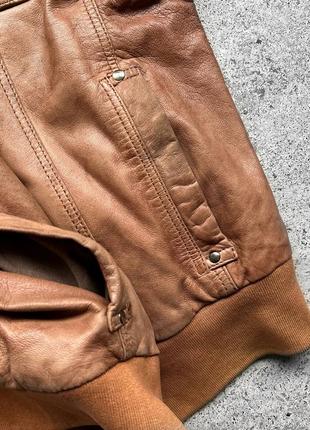 Mac douglas vintage men’s leather jacket шкіряна куртка7 фото