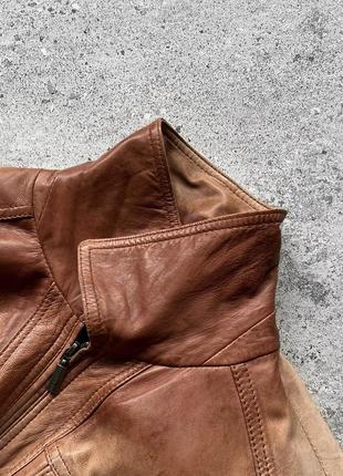 Mac douglas vintage men’s leather jacket шкіряна куртка8 фото