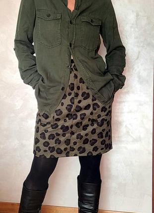 Сорочка карго мілітарі з накладними кишенями