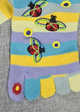 Носки пальчики,  носки с приколами, носки с пальцами детские женские, носки с пальцами , яркие цветные носки4 фото