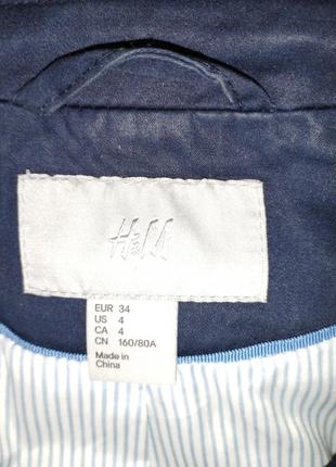 Синий пиджак брендовый натуральный пиджак классический.7 фото
