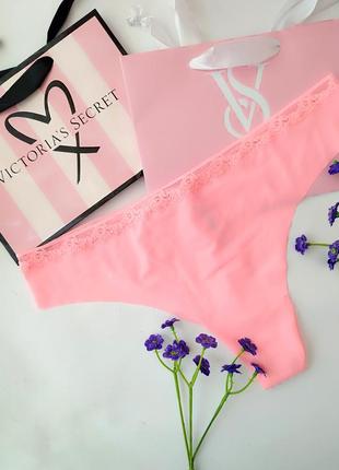 Безшовні трусики стрінги victoria's secret original m l