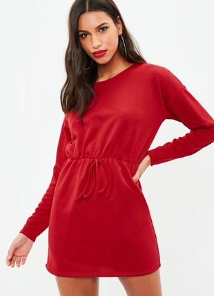 Акция! стильное платье 👗-туника/кофта/свитер на шнурках missguided! размер xxl