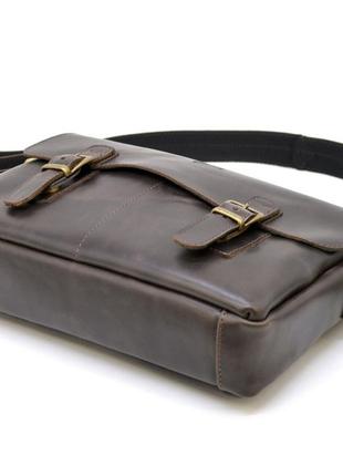Мессенджер из натуральной кожи, наплечная сумка tarwa, tc-6002-3md9 фото