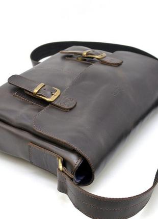 Мессенджер из натуральной кожи, наплечная сумка tarwa, tc-6002-3md7 фото