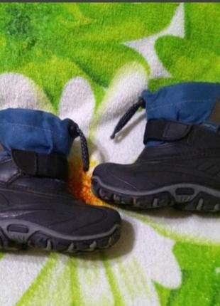 Зимові термо сапоги черевики чоботи дутики,в ідеальному стані