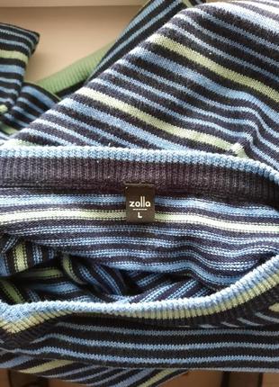 Мужской пуловер, свитерок, тонкий, тёплый, мягкий. zolla.4 фото