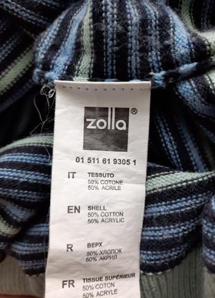 Мужской пуловер, свитерок, тонкий, тёплый, мягкий. zolla.5 фото
