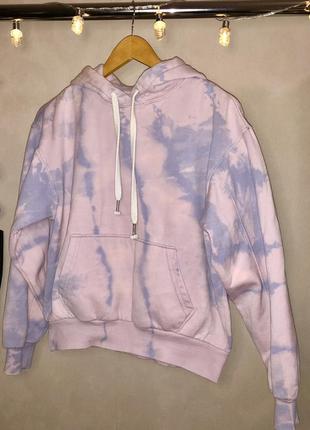 Худі оверсайз tie-dye bershka