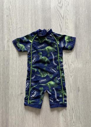 Крутий купальник комбінезон для купання динозавр disney 12-18міс