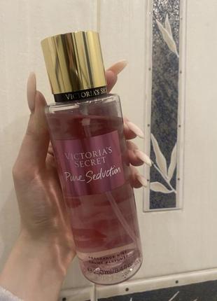 Victoria’s secret оригинал спрей виктория сикрет pure seduction шиммер мист для тела лосьон для тела парфюмированный спрей1 фото