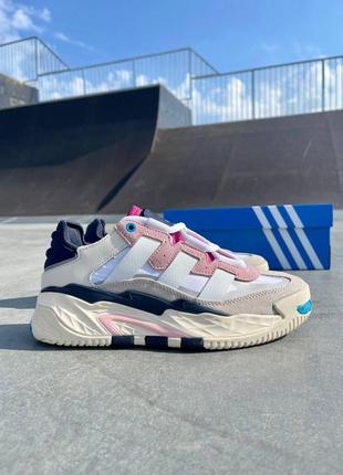 Кросівки adidas niteball off white/cream white/pink tint2 фото