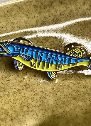 Пін/значок/шпилька/брошка щука ua