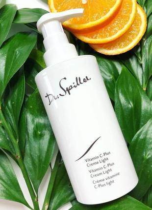 Легкий зволожуючий крем з вітаміном с dr spiller vitamin c light