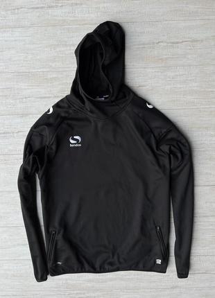 Sandico кофта спортивная xl чёрная с капюшоном