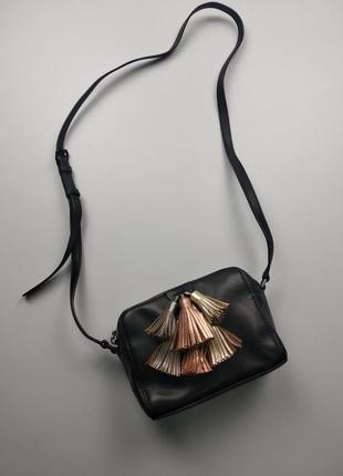 Брендовая кожаная сумочка rebecca minkoff оригинал дизайнерская кроссбоди1 фото