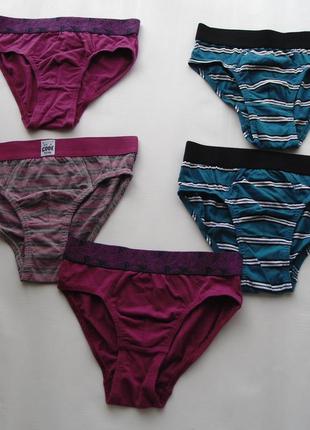 Мужские трусы слипы плавки primark англия хс 5 шт