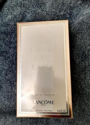 Lancome la vie est belle 100мл туалетна вода, парфуми парфуми ланком та віа бель ла виа бель женская  туалетна вода 100мд1 фото