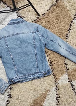 Утепленная джинсовка, джинсовая куртка на меху, шерпа bershka xs-s4 фото