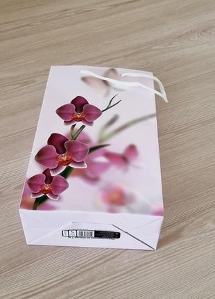 Паперовий пакет упаковка орхідея4 фото