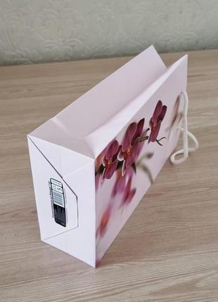 Паперовий пакет упаковка орхідея3 фото