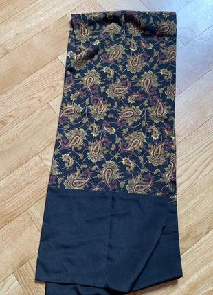 Чоловічий стильний аксесуар ,подвійний шарф /100% шовк3 фото