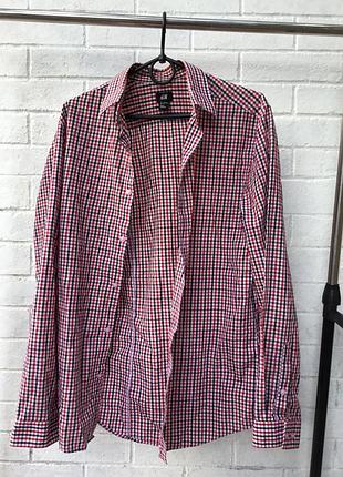 Продам рубашку в клетку h&m